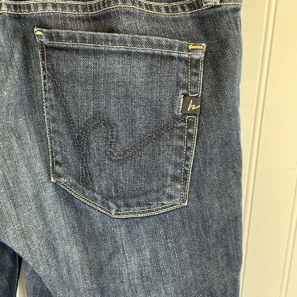 Citizens Of Humanity Jeans Women's Sz 30 Blue Amber Stretch Button Zip Boot Cut - Picture 4 of 13